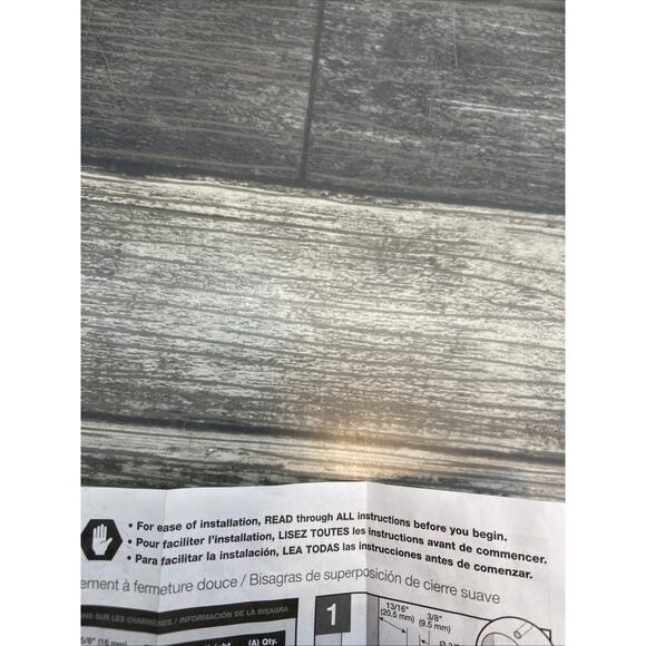 Brainerd 2-Pack 1/2-in Nickel Plated Soft Close Concealed Cabinet Hinge Lot Of 2 - Picture 8 of 16